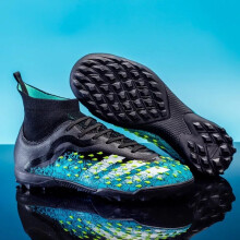 (6#, UK2= EUR35?22.5cm?) Mens Junior Boys Girls Football Boots AG/TF Soccer Training Shoes Sneaker UK2-9