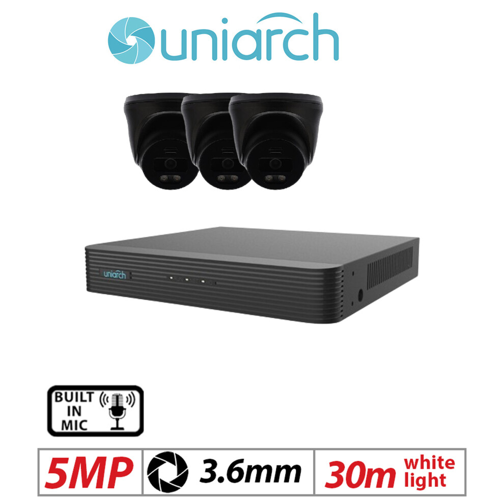 (2TB , 3) 5MP CCTV System 4CH 4K NVR IP POE 5MP CCTV System