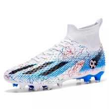 (1#, UK4= EUR37?23.5cm?) Mens Junior Boys Football Boots AG/TF Soccer Training Shoes Sneaker Size UK1-10