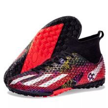 (5#, UK2= EUR35?22.5cm?) Mens Junior Boys Football Boots AG/TF Soccer Training Shoes Sneaker Size UK1-10