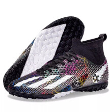 (6#, UK1= EUR34?22cm?) Mens Junior Boys Football Boots AG/TF Soccer Training Shoes Sneaker Size UK1-10