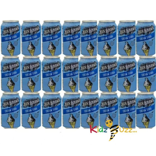 Ben Shaws Cream Soda 330ml(Pack of 24)