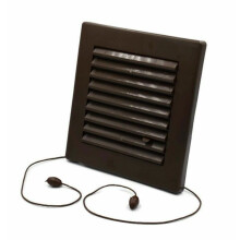 Brown Air Vent Grille 165mm x 175mm Shutter Duct Cover