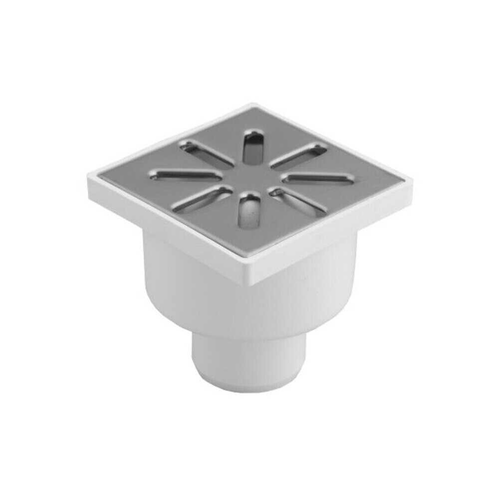 Trapped Shower Gully 100Mm X 100Mm / 50Mm Floor Drain Cover 5056517984628