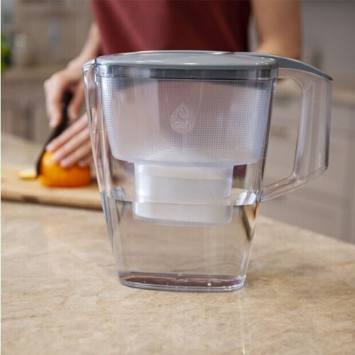 Modern Design Grey Water Filter Jug with LED Sensor 1