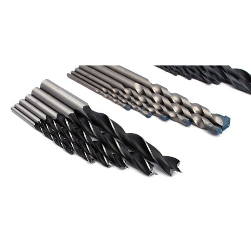 Versatile 18pcs Drill Bit Set: Ideal for Metal, Wood Masonry 2