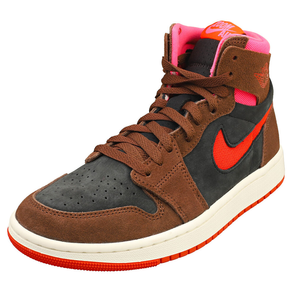 Nike (6) Air Jordan 1 Zm Air Womens Fashion Trainers In Brown Black