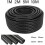 Living And Home (25mm, 5M) Black Pond Corrugated Flexible Hose Pipe 9