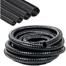 (25mm, 5M) Black Pond Corrugated Flexible Hose Pipe