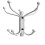 (White) Coat Stand with Marble Base Jacket Holder Rack 4