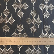 (Navy, 1/2 Meter) Gutermann Fabric "Marrakech" 100% Cotton