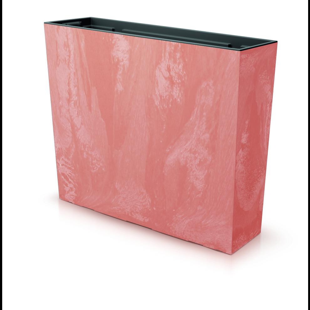 (Terracotta ) Tall Concrete Rectangle Planter Indoor & Outdoor Floor Standing Plant Pot
