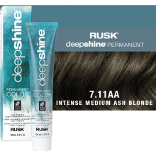 (7.11AA Intense Medium Ash Blonde ) Rusk Deepshine Permanent Color