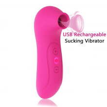 (Pink) Clitoral Sucking Vibrator With 10 Intensities Modes Women Waterproof Rechargeable Quiet Clitoris Nipples Suction Stimulator Adult Sex Toys For Couples