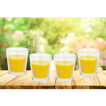 4x Outdoor Citronella Glass Candle Jar Garden Insect Repellent Oil