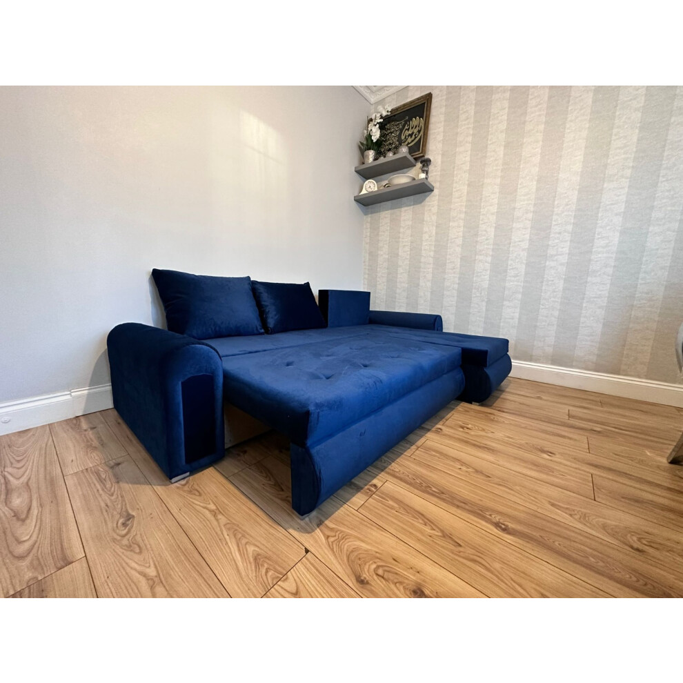 Berlin Corner Sofabed L Shaped With Storage