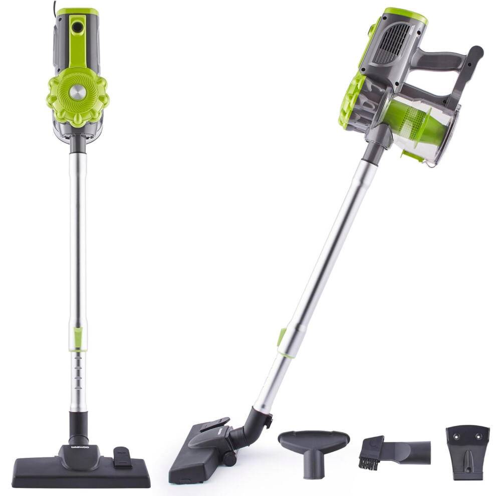 Daewoo Cyclone Essential Handheld Vacuum Cleaner Electric Bagless Compact Stick for Hard Floor & Carpet 600W Cyclonic HEPA Filter FLR00160GE