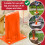 SPARES2GO Kindling Splitter Firewood Log Mounted Wedge Splitting Base + Drill Blade Sharpener Attachment Kit 6