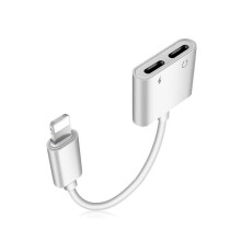 Adapter For I Phone 7 Dual Audio Converter 8 Plus 10 X Charger Splitter Headphone Adapters