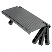(Standard, 1) Screen Shelf Computer Monitor Riser Desktop Stand Tv Rack Display Black