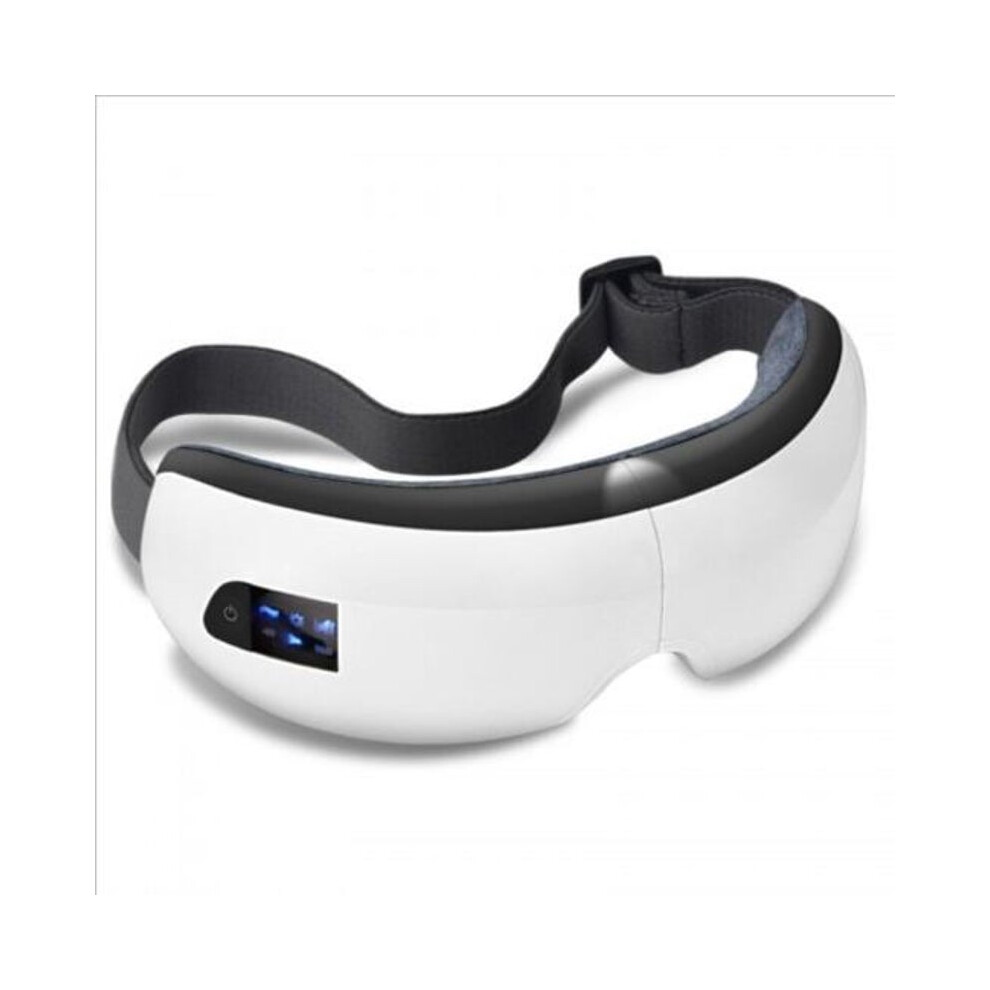 Hod Health White Wireless Eye Massager Air Compression With Music Smart Heated Goggles Massagers
