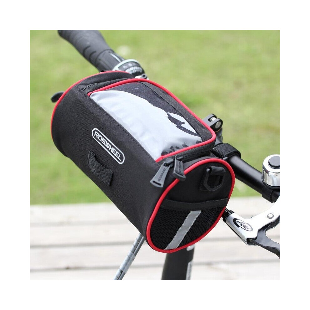 Cycling Bicycle Folding Bike Front Handlebar Bag Basket Transparent Pvc Pouch For Map Outdoor Bags & Panniers