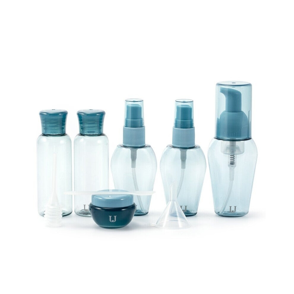 Travel Size Toiletry Bottles Set Blue Travel Bottles & Containers
