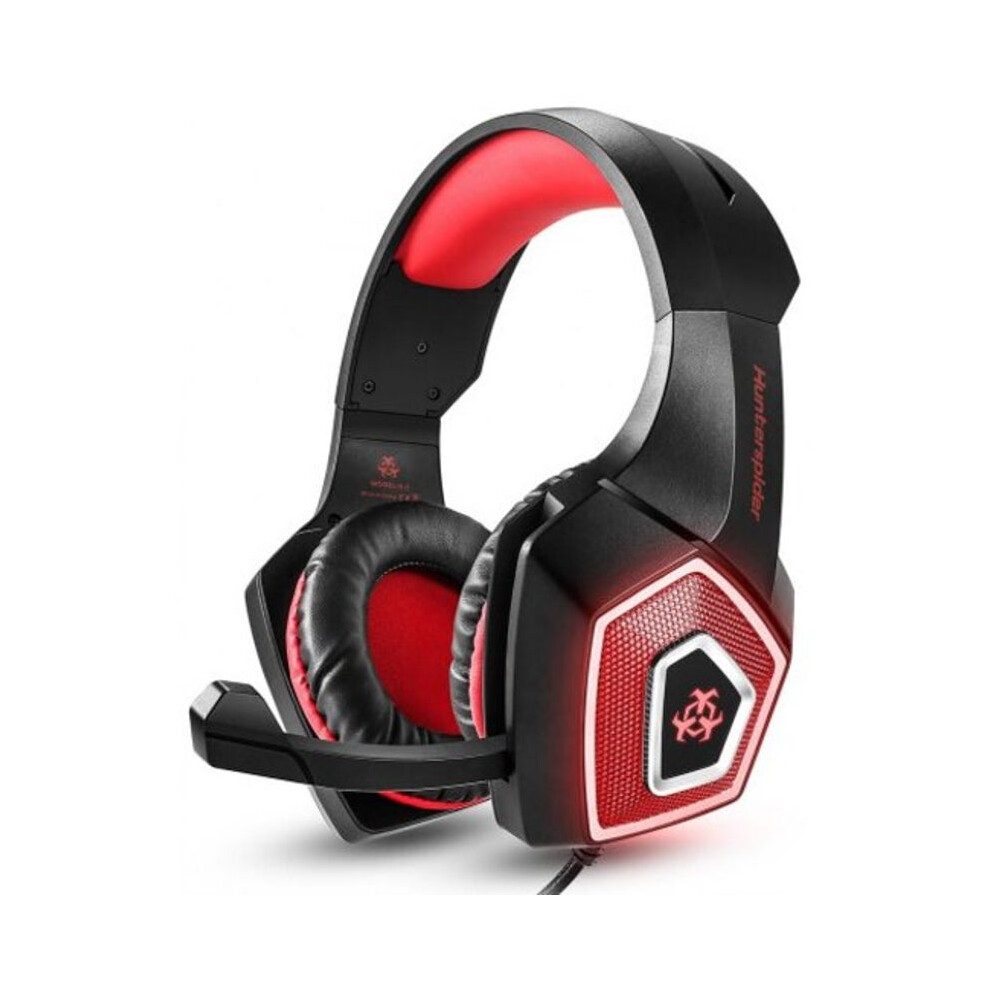 Hunterspider V 1 3.5Mm Bass Gaming Headphones Love Red Headsets-image-OPC-P9N5QF9-NEW