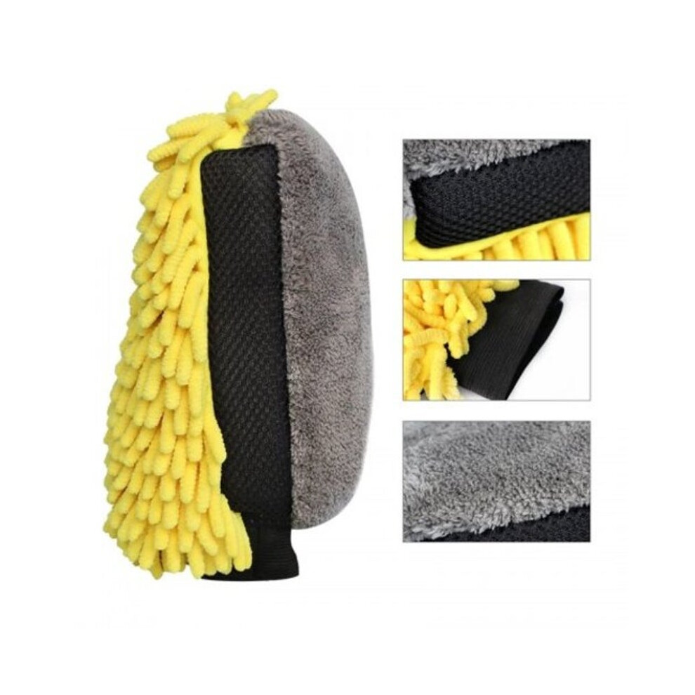 Car Care Premium Ultimate Wash Mitts 2Pcs Yellow Other Automotive Care Supplies-image-OPC-PB9TNQ6-NEW