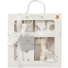 Bundle Bear Newborn Baby Essentials 4 Piece Luxury Boxed Baby Gift Set
