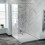 NES Home Samoa 1000mm Wet Room Panel 8mm Tempered Glass & Chrome Support Bar ABS 2