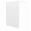 NES Home Samoa 1200mm Wet Room Panel 8mm Tempered Glass & Chrome Support Bar ABS 4