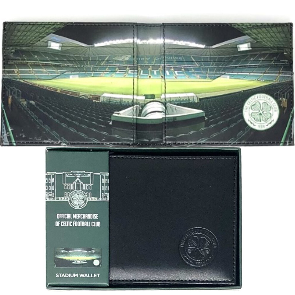 Celtic Fc Men's Real Leather Wallet Celtic Park Stadium Not,Specified
