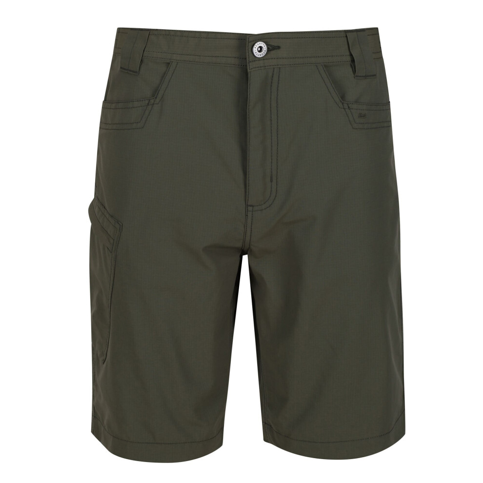 (30R, Dark Khaki) Regatta Mens Delgado Shorts