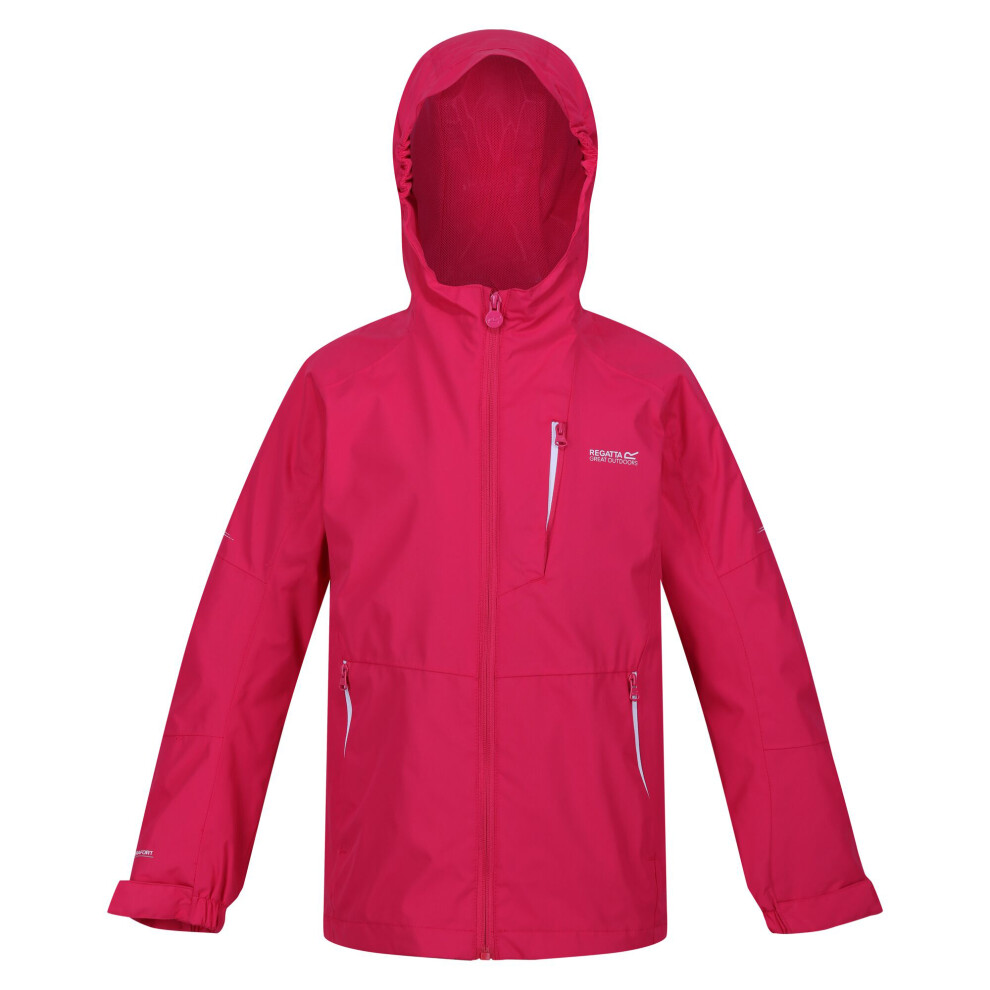 (9-10 Years, Pink Potion) Regatta Childrens/Kids Calderdale II Waterproof Jacket