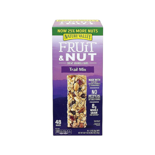 Nature Valley Nature Valley Chewy Trail Mix Fruit & Nut Granola Bars 48 ct.
