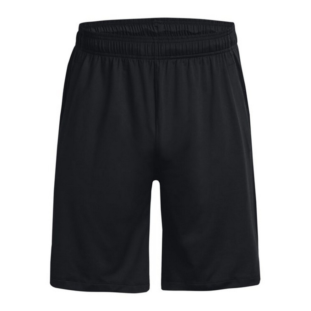 (L R, Black) Under Armour Mens Logo Vent Shorts-image-OPC-PDZFJHF-NEW