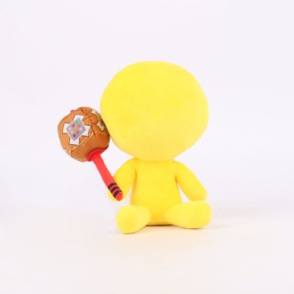 Veishet (Yellow) 20Cm Alan Becker Plush Toy Soft Colorful Pp Cotton Doll Cartoon Cute Design Yellow
