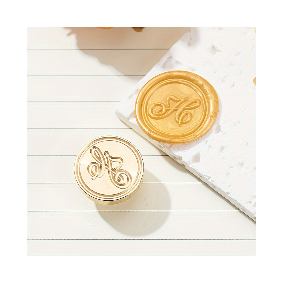 (Korean H) Ice Stamp 1.2" Ice Cube Stamp Letter H Ice Stamp Cocktail Ice Branding Stamp Ice Block Stamp Cocktail Seal Stamp for Ice Cubes Making and D