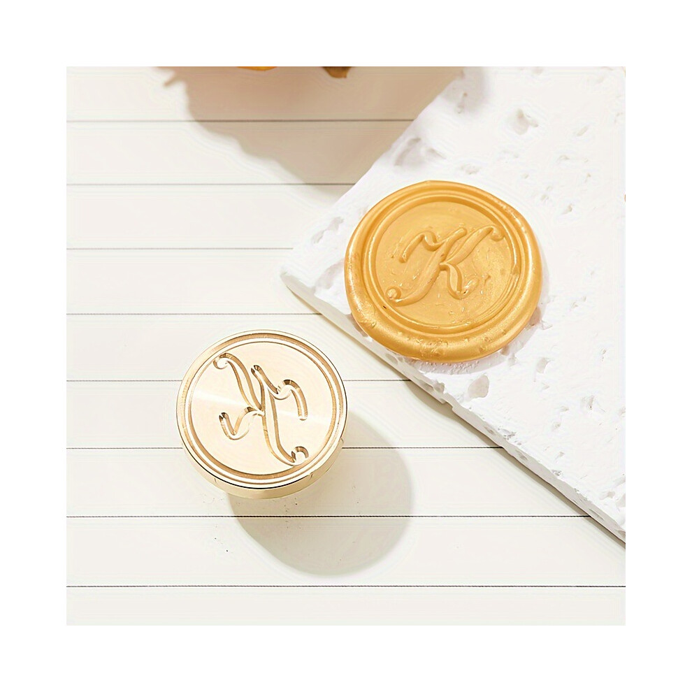 (Korean K) Ice Stamp 1.2" Ice Cube Stamp Letter H Ice Stamp Cocktail Ice Branding Stamp Ice Block Stamp Cocktail Seal Stamp for Ice Cubes Making and D