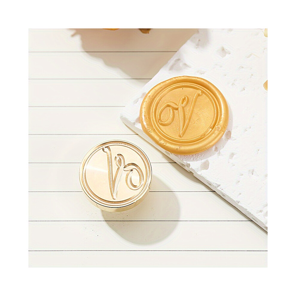 (Korean V) Ice Stamp 1.2" Ice Cube Stamp Letter H Ice Stamp Cocktail Ice Branding Stamp Ice Block Stamp Cocktail Seal Stamp for Ice Cubes Making and D