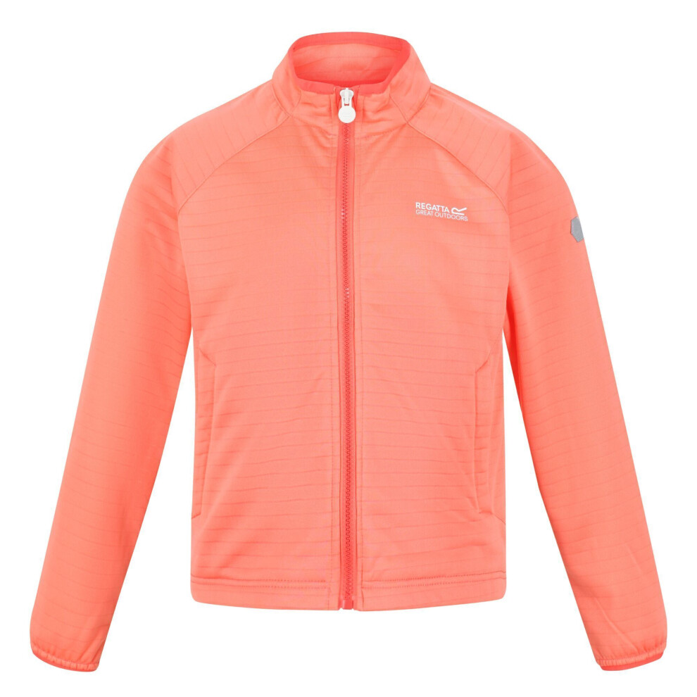 (15-16 Years, Fusion Coral) Regatta Childrens/Kids Highton Lite II Soft Shell Jacket