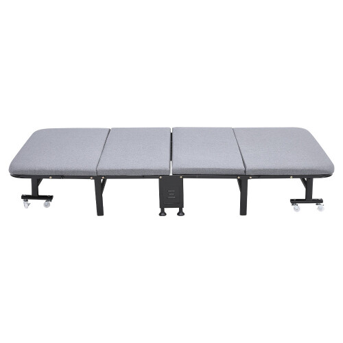 Living And Home 3FT Single Folding Guest Bed With Mattress Portable Foldable Temporary Sleeper 2