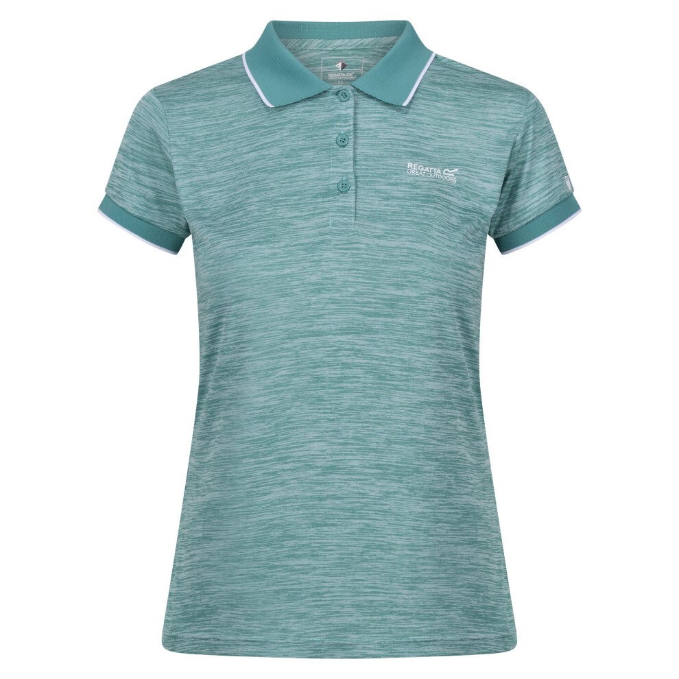 (12 UK, Acacia) Regatta Womens/Ladies Remex II Polo Neck T-Shirt