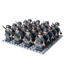 (B) Building Blocks WWII Minifigures Figure Gift Set