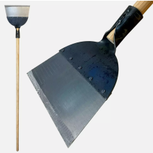 Garden Weed Remover Shovel with Handle Outdoor Cleaning Metal Scraper