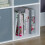 Vida Designs (White, Grey) Durham 4 Cube Shelf Wood Bookcase with 2 Baskets 8