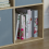 Vida Designs (Oak, Grey) Durham 4 Cube Shelf Wood Bookcase with 2 Baskets 8