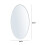 Living And Home (40*60) Oval Frameless Wall Mounted Mirror Decorative Wall Mirror with Bevelled Edges 6
