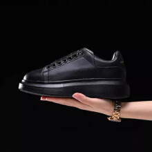 (AllBlack, UK9=EU44) Adults Holiday Muffin Trainers Casual Mens Womens Sneakers Sports Shoes UK Size
